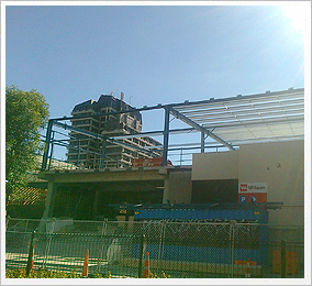 Structural steel fabrication — beams and portals